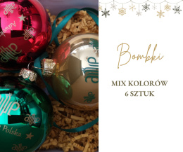 Bombki świąteczne - mix kolorów